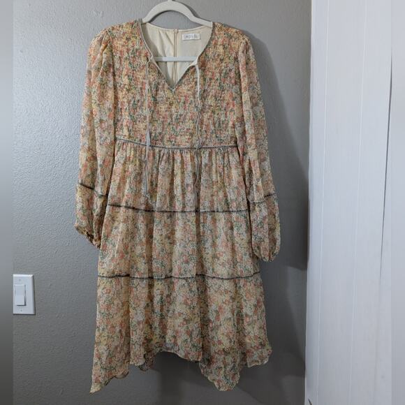 Roolee Dresses & Skirts - Roolee Long sleeve babydoll dress